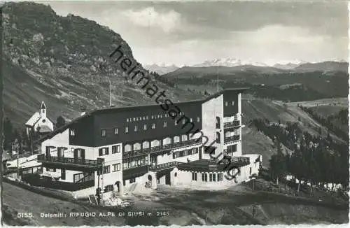 Rifugio Alpe di Siusi - Foto-Ansichtskarte - Verlag Foto Fränzl Bozen
