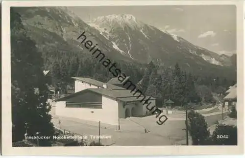 Innsbrucker Nordkettenbahn - Foto-Ansichtskarte - Talstation - Verlag Chizzali Innsbruck