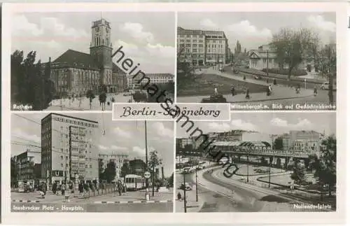 Berlin - Schöneberg - Nollendorf- Wittenberg- Innsbrucker Platz - Rathaus - Verlag Munier KG. Berlin