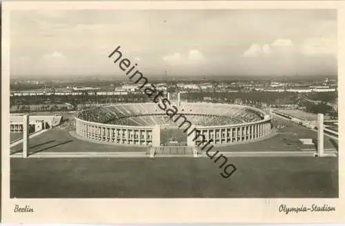 Berlin - Olympiastadion - Foto-Ansichtskarte - Verlag H. Locke Berlin