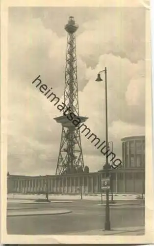 Berlin - Funkturm - Foto-Ansichtskarte - Verlag Foto Rentke Berlin