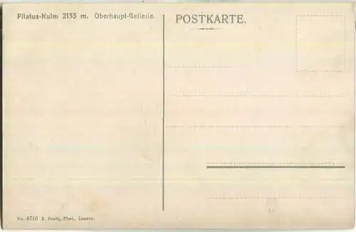 Pilatus-Kulm - Oberhaupt-Gallerie - Verlag E. Goetz Luzern