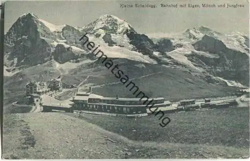 Kleine Scheidegg - Bahnhof - Verlag R. Gabler Interlaken 20er Jahre