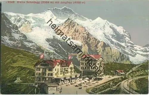 Kleine Scheidegg mit Jungfrau - Edition Photoglob Zürich