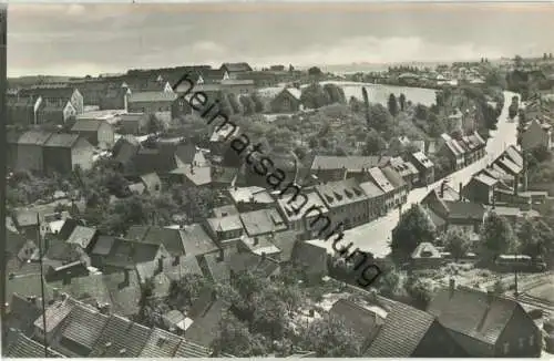 Penig - Teilansicht mit Blick zur Siedlung - Foto-Ansichtskarte - Verlag R. Kallmer Zwickau 60er Jahre