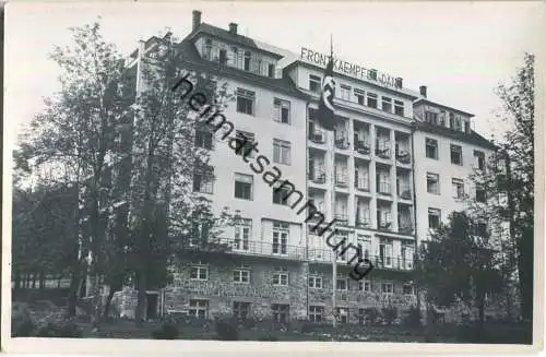 Hotel - Frontkämpfer Dank - Foto-Ansichtskarte - Foto Sulkowski Zakopane