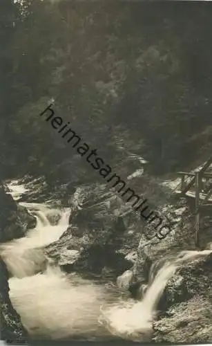 Partie in der Weissbachschlucht - Foto-Ansichtskarte - Verlag Philipp Krebs Dresden