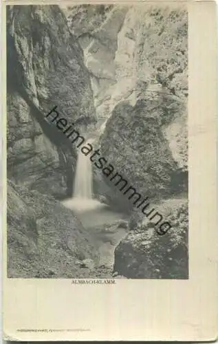 Almbachklamm - Verlag Photographie-Karte Fernande Berchtesgaden