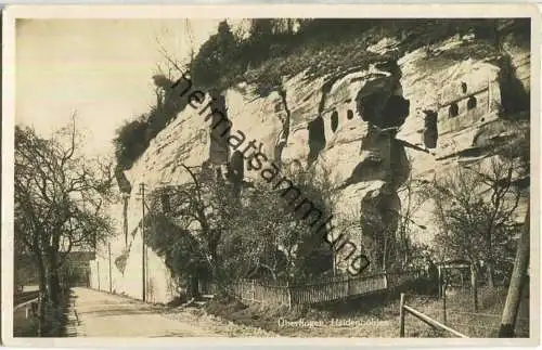Überlingen - Heidenhöhlen - Foto-Ansichtskarte - Verlag Gebr. Metz Tübingen