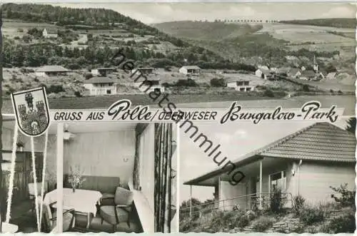 Polle - Bungalow-Park - Verlag Reiseandenken Lange Polle 60er Jahre