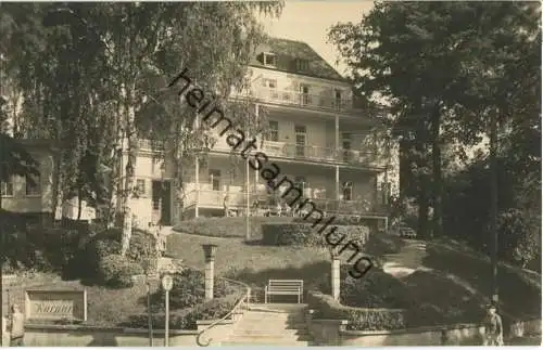 Bad Elster - Haus am Kurpark - Foto-Ansichtskarte - Dick-Foto-Verlag Erlbach 60er Jahre