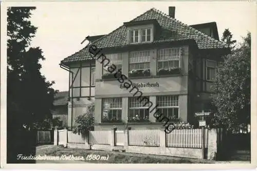 Friedrichsbrunn - Haus Elisabethruh - Foto-Ansichtskarte - Verlag Foto-Lindner Friedrichsbrunn 1961