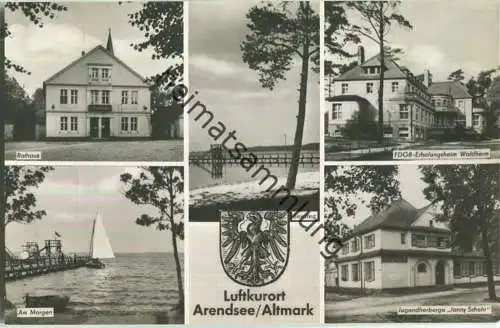 Arendsee - Rathaus - Jugendherberge - VEB Bild und Heimat Reichenbach