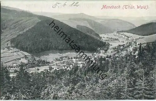 Ilmenau - Manebach - Verlag Löffler & Co. Greiz 1912