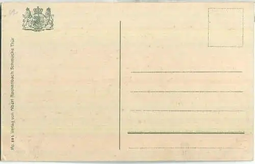 Schmücke - Blick nach Oberhof vom Schneekopf - Verlag Albert Rechenbach Schmücke ca. 1915