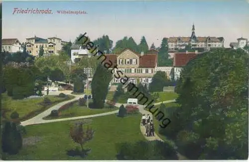 Friedrichroda - Wilhelmsplatz - Verlag Louis Glaser Leipzig