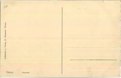 Tabarz - Felsental - Verlag Ad. Neumann Tabarz 1912