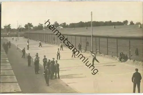 Gefangenenlager Münster - Sport - Tennis - Foto-Ansichtskarte ca. 1915