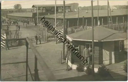 Gefangenenlager Münster - Haupttor - Pförtner - Foto-Ansichtskarte ca. 1915