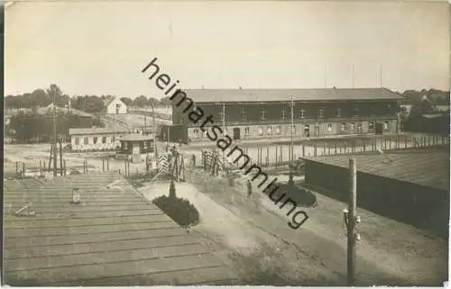 Gefangenenlager Münster - Eingang - Foto-Ansichtskarte ca. 1915