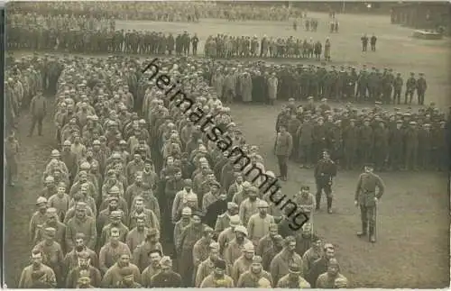 Gefangenenlager Münster - Apell - Foto-Ansichtskarte ca. 1915