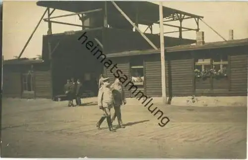Gefangenenlager Münster - Generalkommandant - Foto-Ansichtskarte ca. 1915