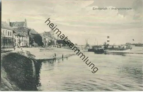 Emmerich - Rheinpromenade - Verlag Louis Zimmermann Emmerich ca. 1915