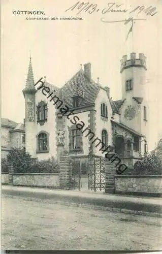 Göttingen - Corpshaus der Hannovera - Verlag A. J. Bellon Kassel 1907