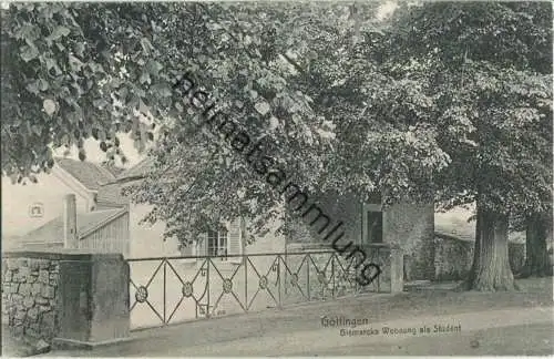 Göttingen - Bismarcks Wohnung als Student - Verlag A. J. Bellon Kassel