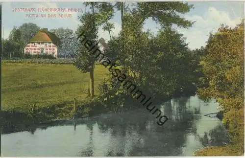 Jesteburg - Motiv an der Seeve - Verlag Gebr. Kumm Hamburg ca. 1910