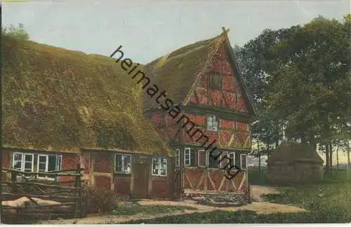 Jesteburg - Kathe aus dem 15. Jahrhundert - Verlag Gebr. Kumm Hamburg ca. 1910