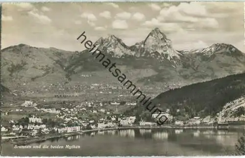 Brunnen - Foto-Ansichtskarte - Verlag Photoglob-Wehrli AG Zürich