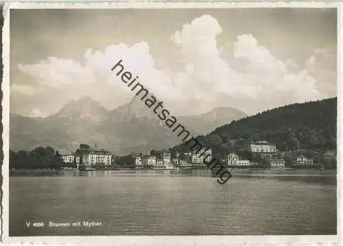 Brunnen - Foto-Ansichtskarte - Verlag Beringer & Pampaluchi Zürich