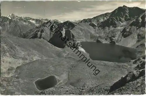 L' Illsee et le Waschseewji - Bietschhorn - Brunethorn - Foto-Ansichtskarte - Verlag E. Gyger Adelboden
