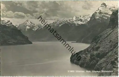 Urnersee - Foto-Ansichtskarte - Verlag Beringer & Pampaluchi Zürich