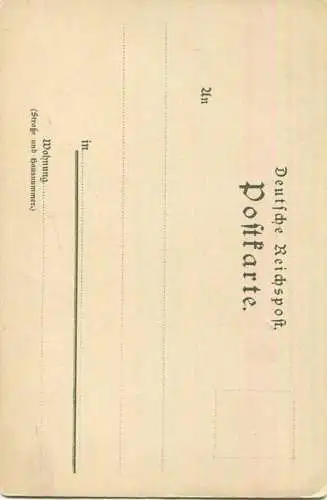 Bad Liebenstein - Schloss Altenstein - Bonifacius-Stein - Künstlerkarte signiert Albert Stagura - Verlag Friedr. Martin