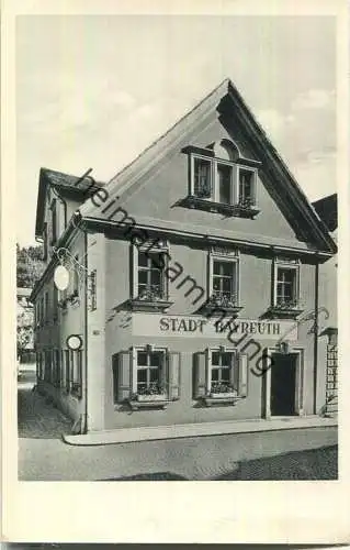 Berneck - Gasthof zur Stadt Bayreuth Inhaber A. Gölkel - Verlag Paul Thiem Berneck