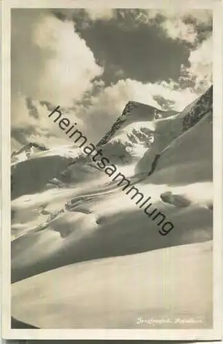 Jungfraujoch - Rottalhorn - Foto-Ansichtskarte - Verlag Photoglob-Wehrli-Vouga AG Zürich