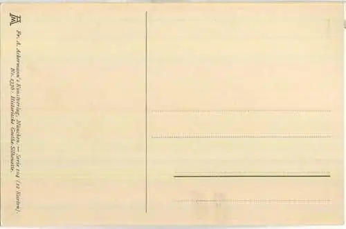 Silhouette - Goethe 1780 - Verlag Fr. A. Ackermann München Nr. 1336