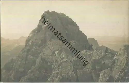 Watzmann - Mittelspitze - Foto-Ansichtskarte - Verlag J. B. Rottmayer Berchtesgaden