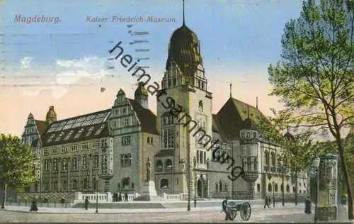 Magdeburg - Kaiser Friedrich-Museum - Feldpost gel. 1916