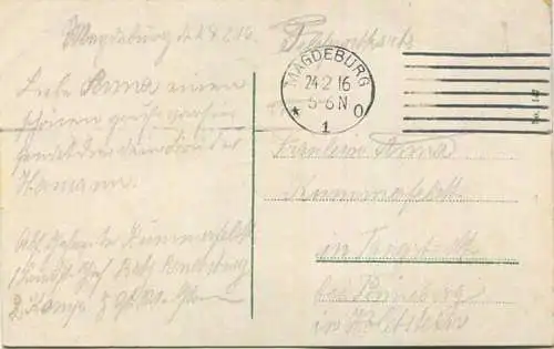 Magdeburg - Kaiser Friedrich-Museum - Feldpost gel. 1916