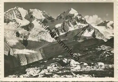 Bernina - Scerscen - Roseg - Foto-AK Grossformat - Edition Floreani Zürich 40er Jahre