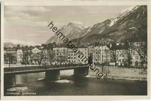 Innsbruck - Innbrücke - Foto-Ansichtskarte - Verlag Peter Triem München