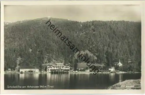 Scholastika am Achensee - Foto-Ansichtskarte - Verlag Schöllhorn Innsbruck