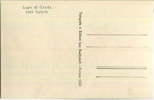 Torbole - Foto-Ansichtskarte  - Editore Leo Baehrendt Merano 1925