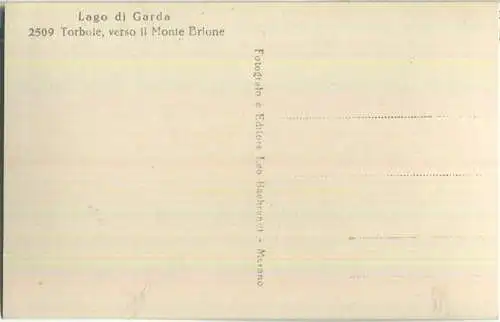 Torbole verso il Monte Brione - Foto-Ansichtskarte - Editore Leo Baehrendt Merano