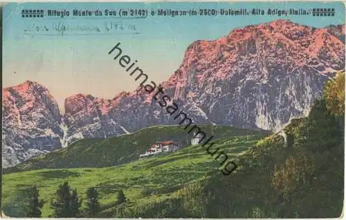 Rifugio Monte da Sus e Molignon - Seiseralm - Verlag Joh. F. Amonn Bozen