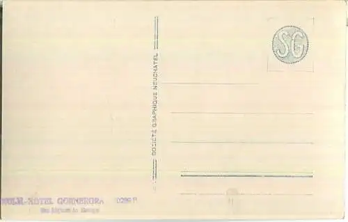 Bahnhof Gornergrat - Foto-Ansichtskart - Edition Societe Graphique Neuchatel