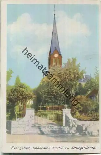 Schirgiswalde - Evangelisch-Lutherische Kirche - Verlag Friedrich Knauthe Schirgiswalde
